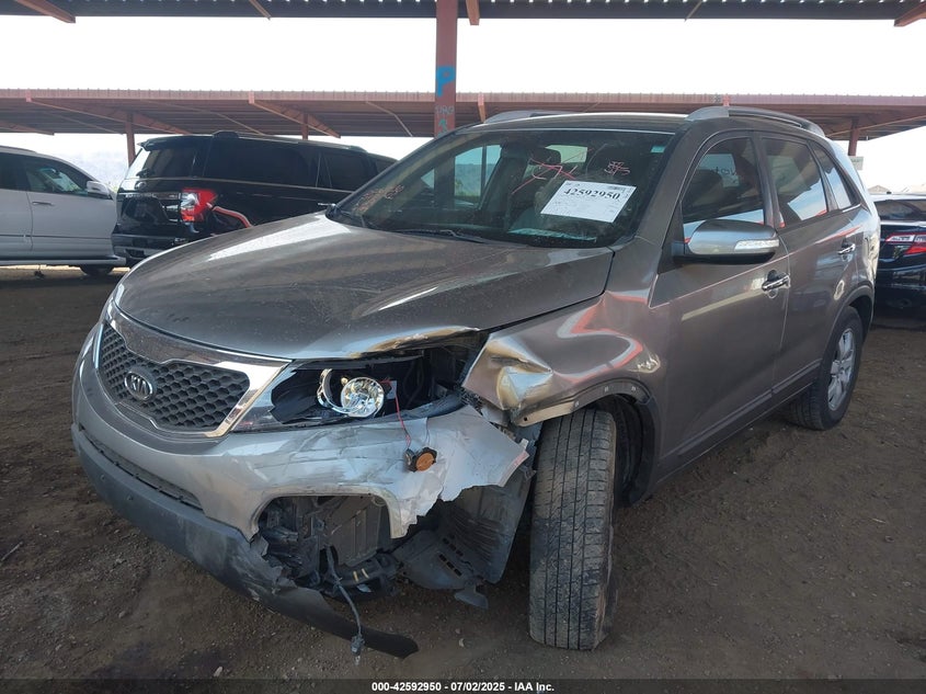 2013 Kia Sorento VIN 5XYKT3A65DG424164 IAAI salvage auction — LEFT FRONT, Salvage (Arizona), sold $1,075 on 2026-07-14 (photo 6)