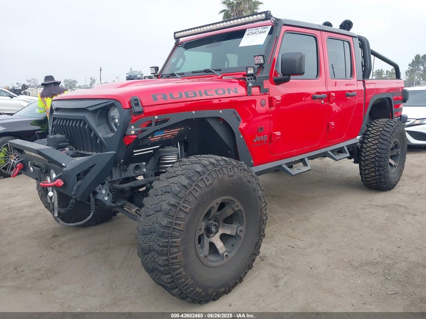 2020 Jeep Gladiator VIN 1C6JJTBG4LL178260 COPART salvage auction — Theft, Clear (California), sold $25,200 on 2025-07-16 (photo 2)