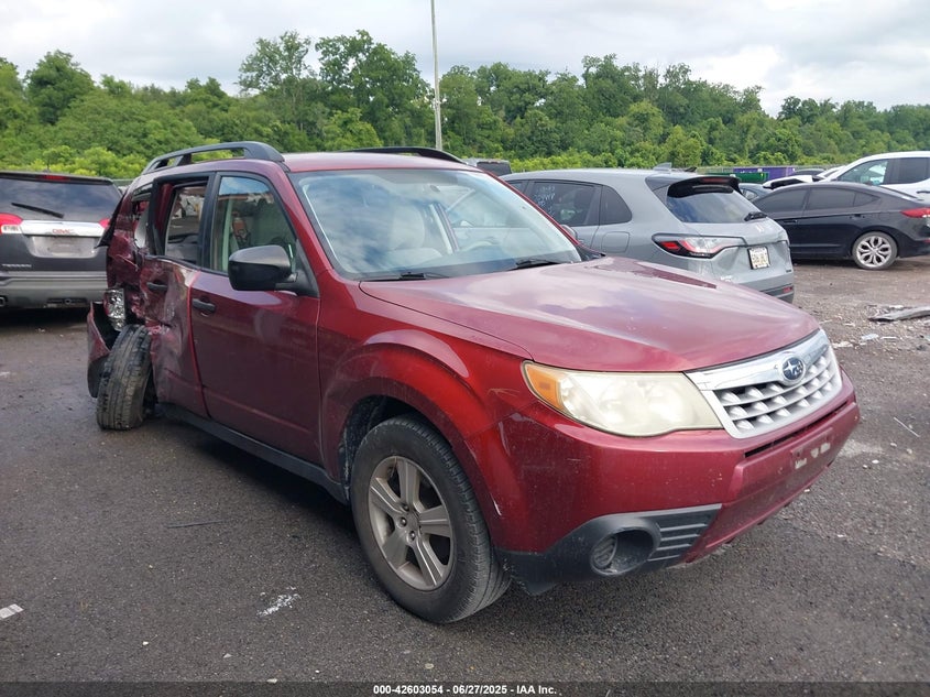 2012 Subaru Forester VIN JF2SHBBC1CH402783 IAAI salvage auction — RIGHT SIDE, Salvage Title, sold $575 on 2026-07-14 (photo 1)