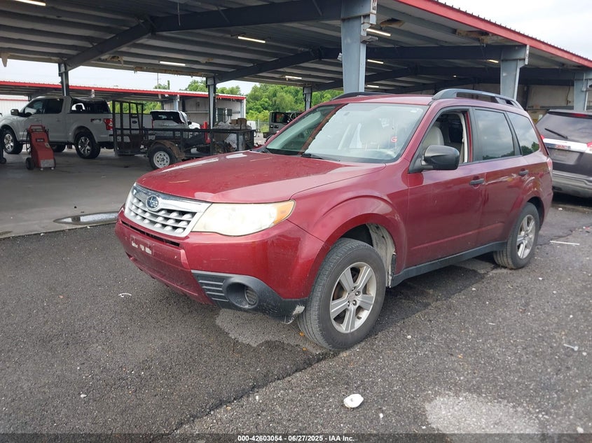 2012 Subaru Forester VIN JF2SHBBC1CH402783 IAAI salvage auction — RIGHT SIDE, Salvage Title, sold $575 on 2026-07-14 (photo 2)