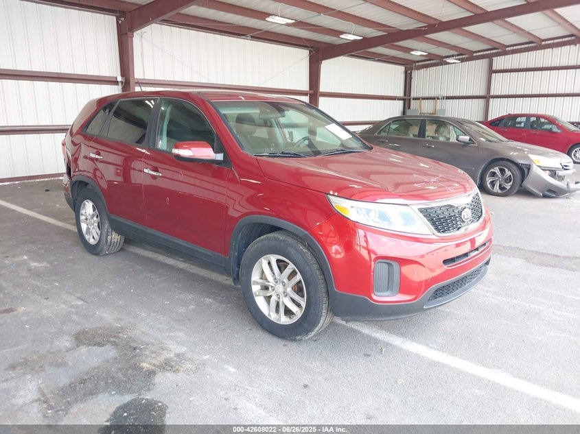2014 Kia Sorento VIN 5XYKT3A69EG426193 IAAI salvage auction — RIGHT REAR, Salvage (Indiana), sold $1,050 on 2026-07-30 (photo 1)