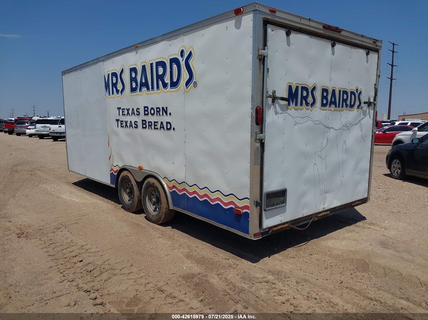 2015 Cargo 28' bumper pull trailer VIN 4S9S1EF21FW364158 IAAI salvage auction — ALL OVER, Original (Texas), sold $1,600 on 2026-10-05 (photo 3)