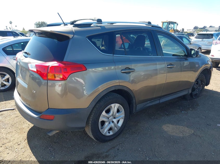2013 Toyota Rav4 VIN JTMZFREV3DD005609 IAAI salvage auction — LEFT SIDE, Salvage Title, sold $3,450 on 2026-07-13 (photo 4)