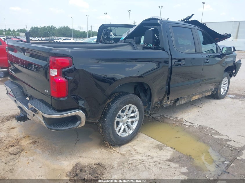 2021 Chevrolet Silverado 1500 VIN 1GCPWCED9MZ106829 IAAI salvage auction — ALL OVER, Original (Texas), sold $3,850 on 2026-07-09 (photo 4)