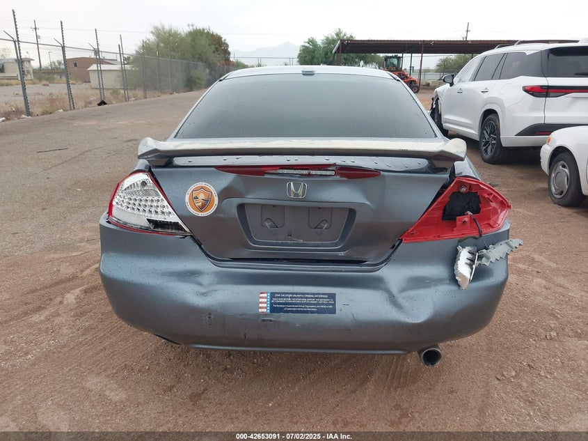2006 Honda Accord VIN 1HGCM72636A021778 IAAI salvage auction — REAR END, Salvage (Arizona), sold $2,300 on 2026-07-09 (photo 6)
