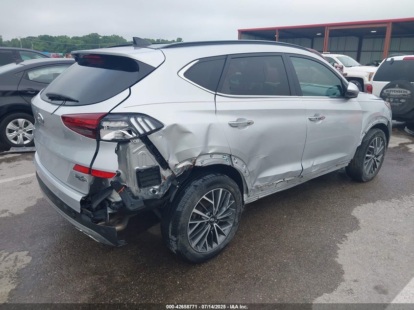 2019 Hyundai Tucson VIN KM8J33AL8KU903154 IAAI salvage auction — RIGHT SIDE, Salvage (Illinois), sold $1,500 on 2026-07-28 (photo 4)