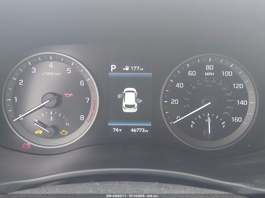 2019 Hyundai Tucson VIN KM8J33AL8KU903154 IAAI salvage auction — RIGHT SIDE, Salvage (Illinois), sold $1,500 on 2026-07-28 (photo 7)