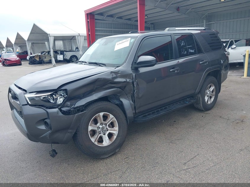2023 Toyota 4runner VIN JTEMU5JR0P6096392 IAAI salvage auction — LEFT SIDE, Rebuildable (Florida), sold $17,000 on 2026-07-09 (photo 2)