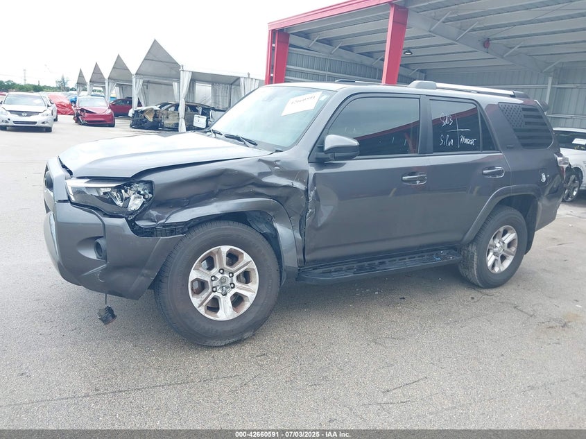 2023 Toyota 4runner VIN JTEMU5JR0P6096392 IAAI salvage auction — LEFT SIDE, Rebuildable (Florida), sold $17,000 on 2026-07-09 (photo 6)