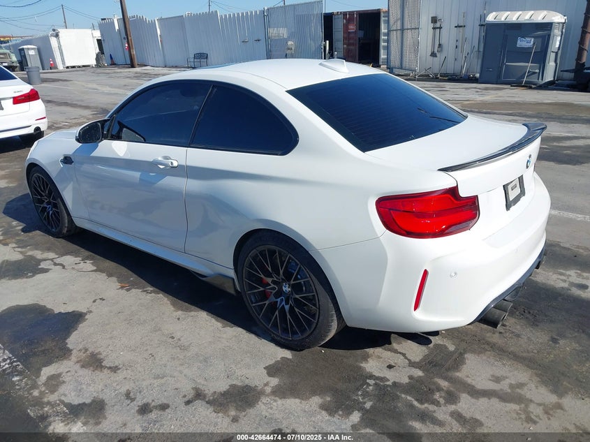 2019 BMW M2 VIN WBS2U7C54K7D01860 IAAI salvage auction — Front End, Clear (Arizona), sold $17,900 on 2026-02-20 (photo 3)