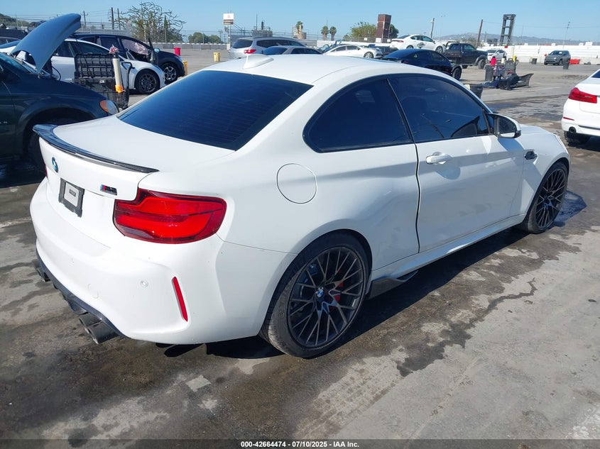 2019 BMW M2 VIN WBS2U7C54K7D01860 IAAI salvage auction — Front End, Clear (Arizona), sold $17,900 on 2026-02-20 (photo 4)