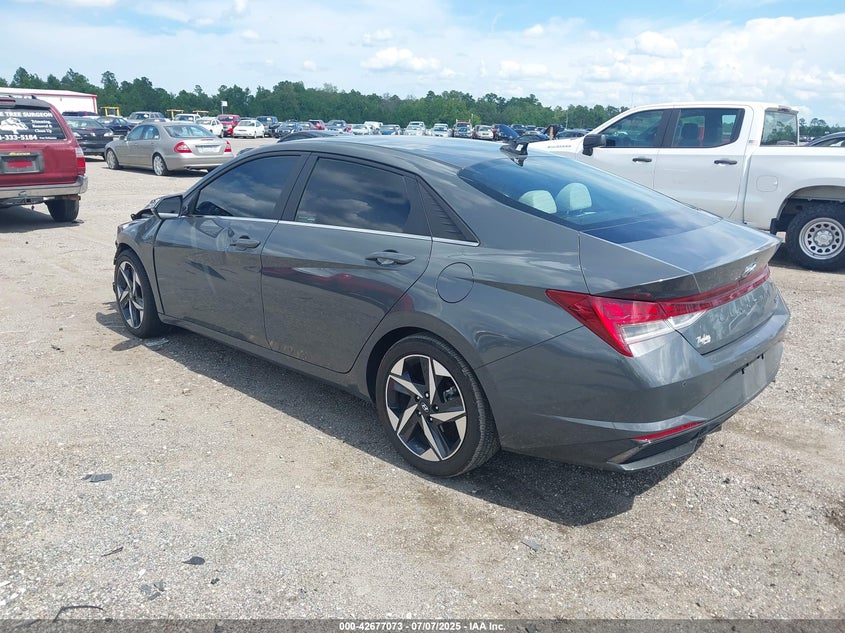 2023 Hyundai Elantra hybrid VIN KMHLN4AJ4PU081936 IAAI salvage auction — FRONT END, Clear (Missouri), sold $3,600 on 2026-07-07 (photo 3)