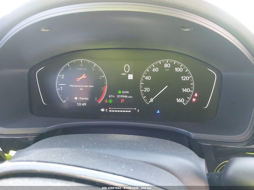 2024 Honda Civic VIN 2HGFE2F59RH551161 IAAI salvage auction — SIDE, Salvage Title, sold $5,800 on 2026-07-09 (photo 7)