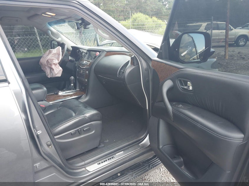 2017 Infiniti Qx80 VIN JN8AZ2NF4H9642185 IAAI salvage auction — FRONT END, Salvage (South Carolina), sold $25 on 2026-07-28 (photo 5)