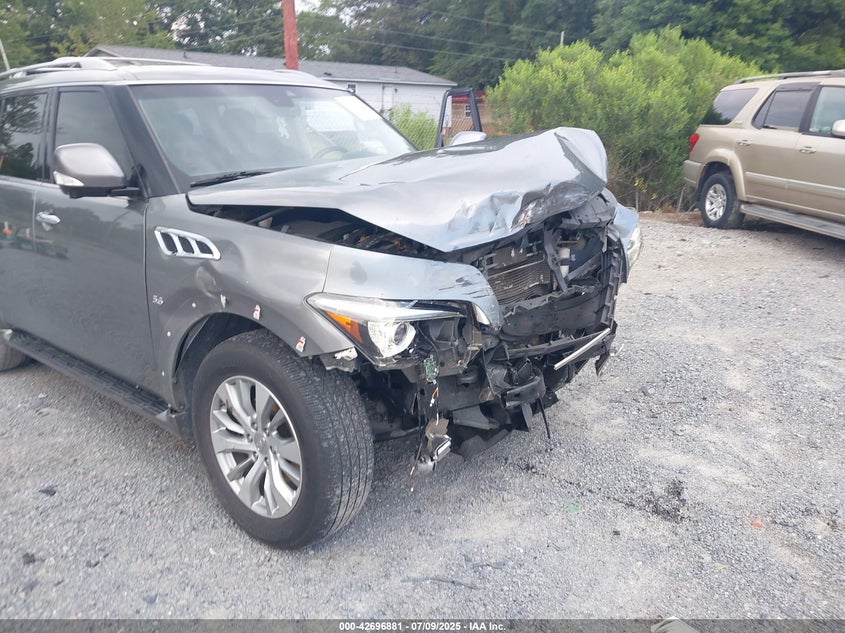 2017 Infiniti Qx80 VIN JN8AZ2NF4H9642185 IAAI salvage auction — FRONT END, Salvage (South Carolina), sold $25 on 2026-07-28 (photo 6)