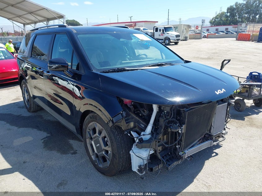 2025 Kia Carnival mpv hybrid VIN KNDNC5KA4S6035771 — IAAI salvage auction photo