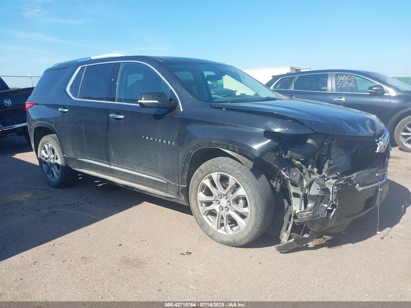 2018 Chevrolet Traverse VIN 1GNEVJKW4JJ110972 IAAI salvage auction — RIGHT FRONT, Regular (South Dakota), sold $2,450 on 2026-07-09 (photo 1)