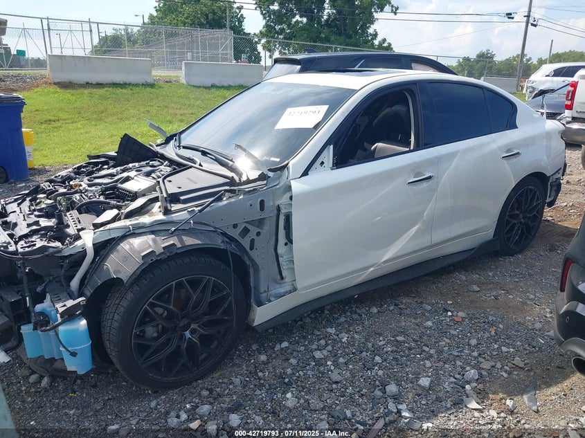 2023 Infiniti Q50 VIN JN1EV7BR8PM540875 IAAI salvage auction — FRONT END, Salvage (Tennessee), sold $4,100 on 2026-07-16 (photo 2)