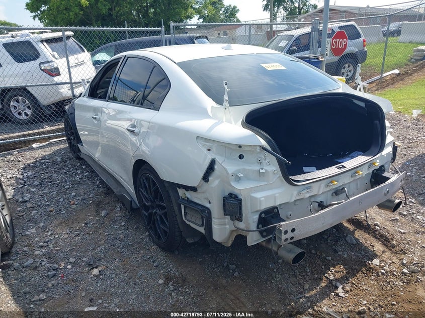 2023 Infiniti Q50 VIN JN1EV7BR8PM540875 IAAI salvage auction — FRONT END, Salvage (Tennessee), sold $4,100 on 2026-07-16 (photo 3)