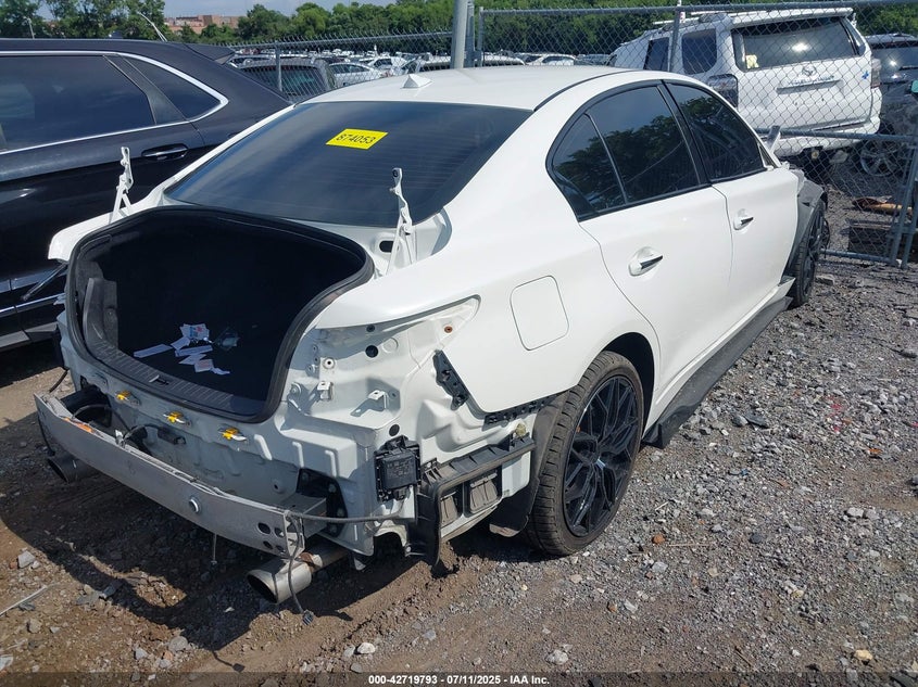 2023 Infiniti Q50 VIN JN1EV7BR8PM540875 IAAI salvage auction — FRONT END, Salvage (Tennessee), sold $4,100 on 2026-07-16 (photo 4)