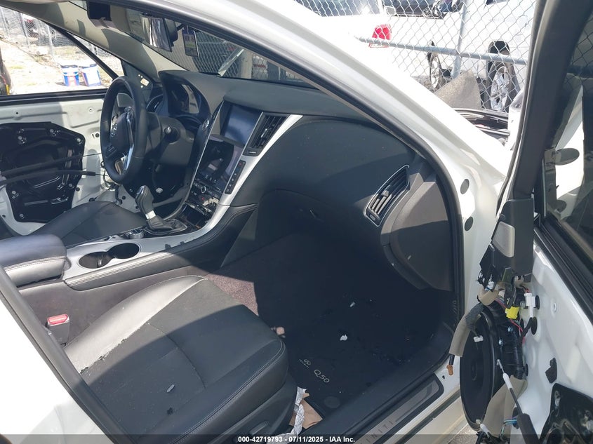 2023 Infiniti Q50 VIN JN1EV7BR8PM540875 IAAI salvage auction — FRONT END, Salvage (Tennessee), sold $4,100 on 2026-07-16 (photo 5)