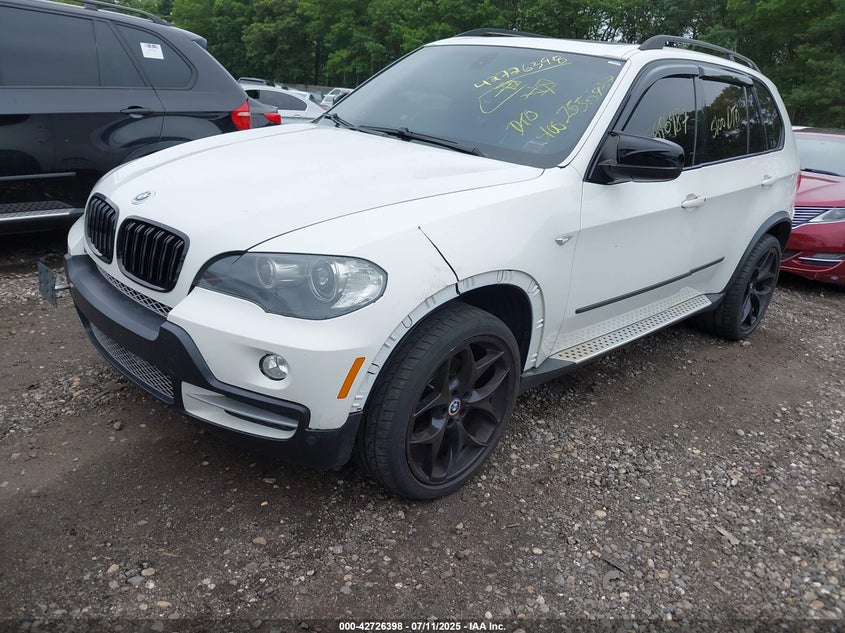2007 BMW X5 VIN 5UXFE43547L012072 IAAI salvage auction — LEFT FRONT, Bill Of Sale (New York), sold $425 on 2026-07-07 (photo 2)