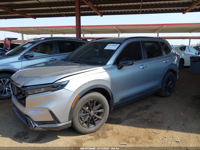 2023 Honda Cr-v VIN 2HKRS5H55PH708000 IAAI salvage auction — FRONT & REAR, Salvage Title, sold $8,600 on 2026-08-22 (photo 2)