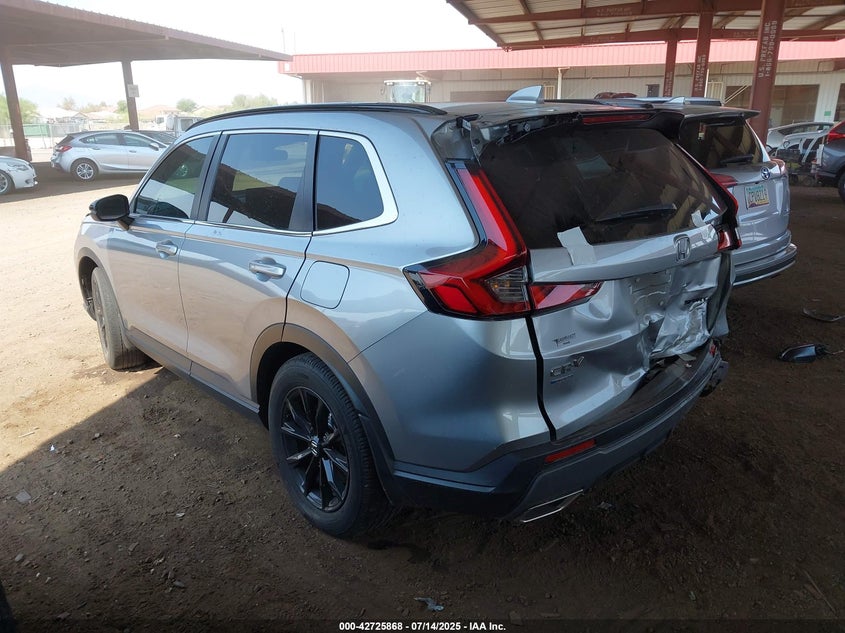 2023 Honda Cr-v VIN 2HKRS5H55PH708000 IAAI salvage auction — FRONT & REAR, Salvage Title, sold $8,600 on 2026-08-22 (photo 3)