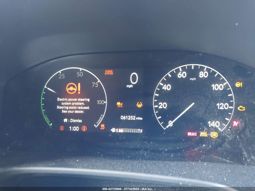 2023 Honda Cr-v VIN 2HKRS5H55PH708000 IAAI salvage auction — FRONT & REAR, Salvage Title, sold $8,600 on 2026-08-22 (photo 7)