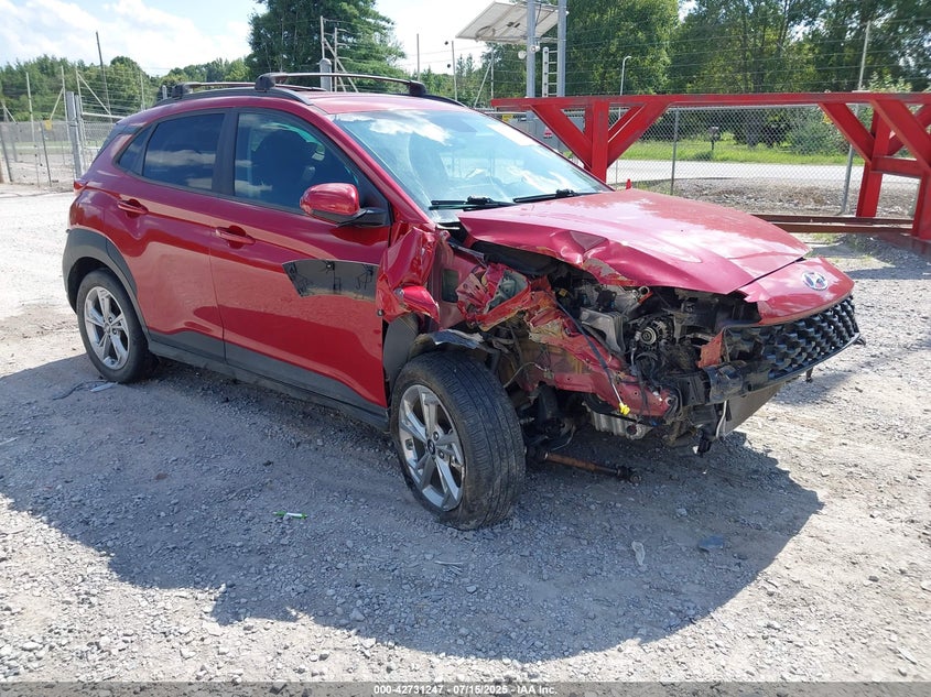 2022 Hyundai Kona VIN KM8K62AB5NU912038 IAAI salvage auction — FRONT END, Salvage (Alabama), sold $1,200 on 2026-07-13 (photo 1)