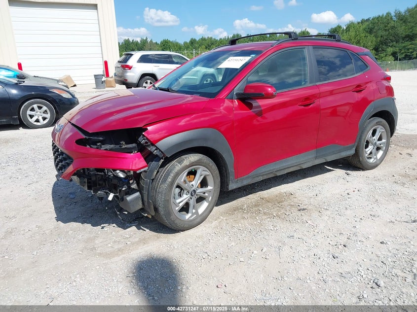 2022 Hyundai Kona VIN KM8K62AB5NU912038 IAAI salvage auction — FRONT END, Salvage (Alabama), sold $1,200 on 2026-07-13 (photo 2)