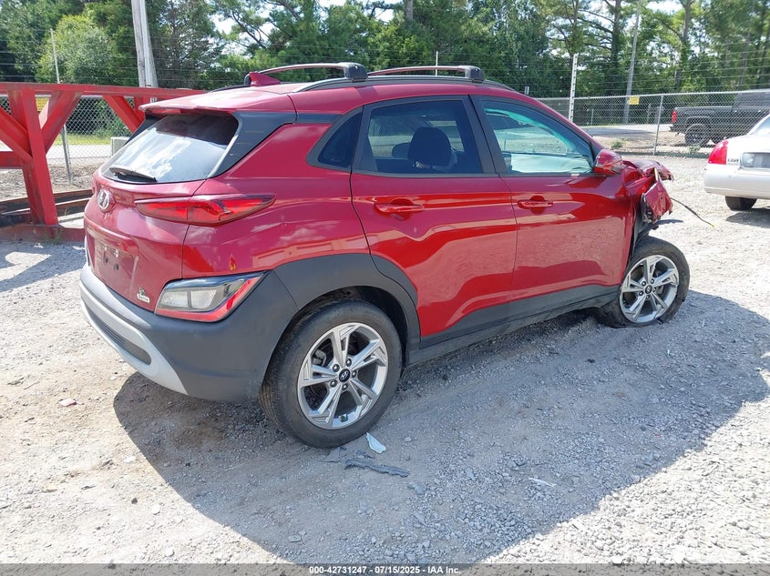 2022 Hyundai Kona VIN KM8K62AB5NU912038 IAAI salvage auction — FRONT END, Salvage (Alabama), sold $1,200 on 2026-07-13 (photo 4)
