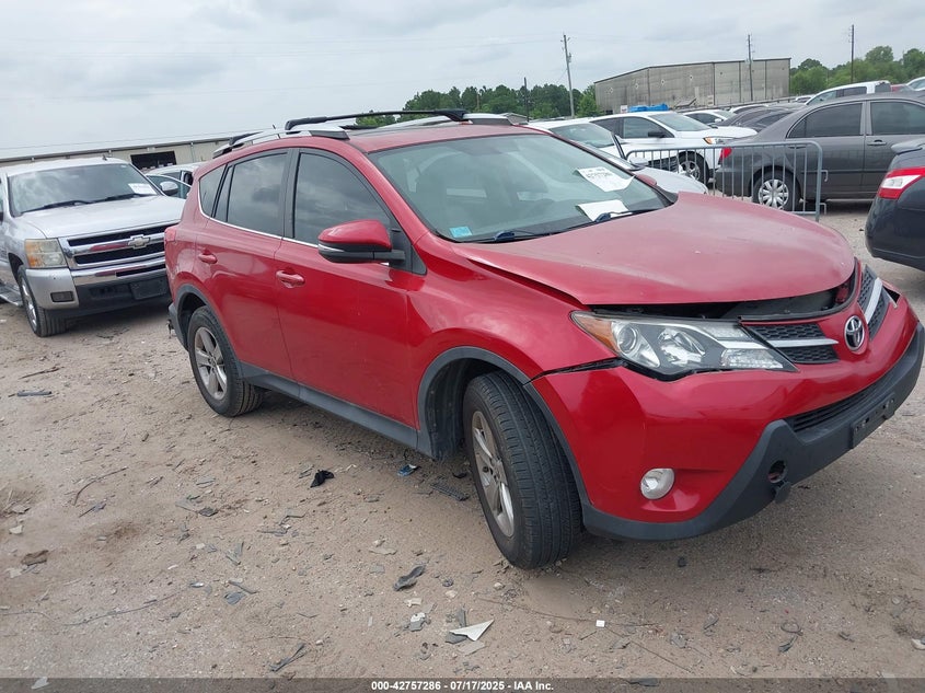 2015 Toyota Rav4 VIN 2T3WFREVXFW199614 IAAI salvage auction — FRONT END, Original (Texas), sold $7,600 on 2026-07-30 (photo 1)