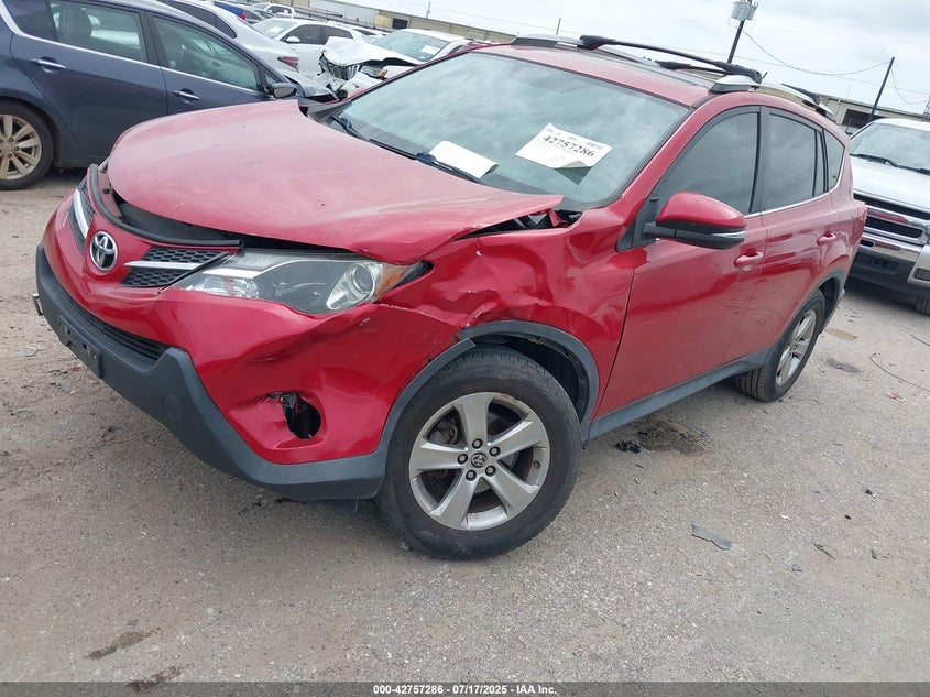 2015 Toyota Rav4 VIN 2T3WFREVXFW199614 IAAI salvage auction — FRONT END, Original (Texas), sold $7,600 on 2026-07-30 (photo 2)