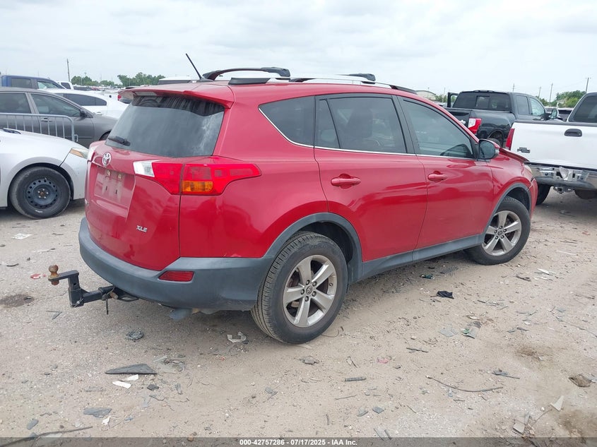 2015 Toyota Rav4 VIN 2T3WFREVXFW199614 IAAI salvage auction — FRONT END, Original (Texas), sold $7,600 on 2026-07-30 (photo 4)