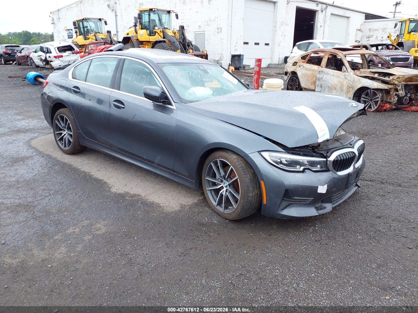2019 BMW 3 series VIN WBA5R7C56KAJ85323 IAAI salvage auction — LEFT SIDE, Salvage (New Jersey), sold $3,150 on 2026-07-13 (photo 1)
