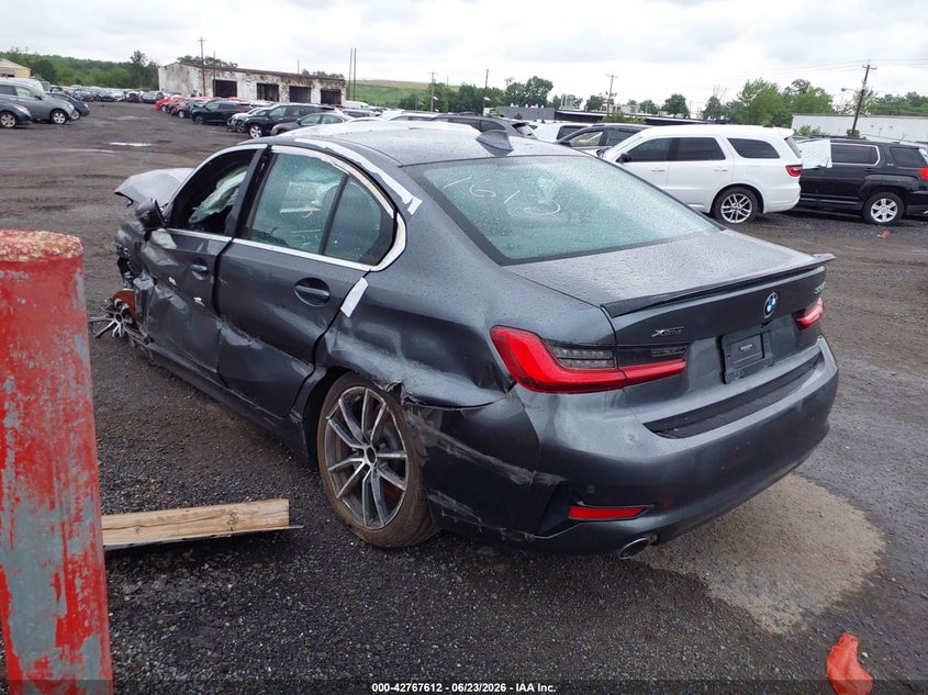 2019 BMW 3 series VIN WBA5R7C56KAJ85323 IAAI salvage auction — LEFT SIDE, Salvage (New Jersey), sold $3,150 on 2026-07-13 (photo 3)