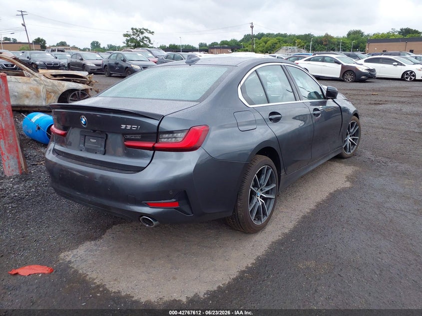 2019 BMW 3 series VIN WBA5R7C56KAJ85323 IAAI salvage auction — LEFT SIDE, Salvage (New Jersey), sold $3,150 on 2026-07-13 (photo 4)