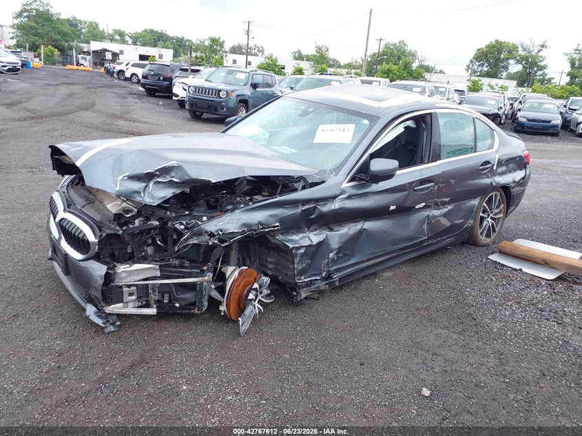 2019 BMW 3 series VIN WBA5R7C56KAJ85323 IAAI salvage auction — LEFT SIDE, Salvage (New Jersey), sold $3,150 on 2026-07-13 (photo 6)