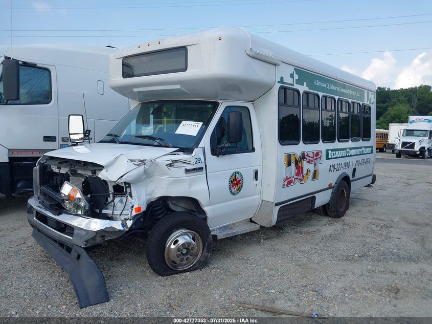 2024 Ford E-450 cutaway VIN 1FDFE4FN9RDD38942 IAAI salvage auction — LEFT FRONT, Salvage Title, sold $7,000 on 2026-07-13 (photo 2)