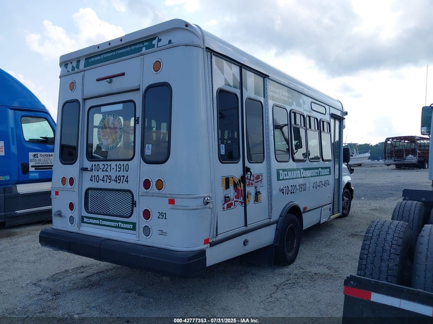 2024 Ford E-450 cutaway VIN 1FDFE4FN9RDD38942 IAAI salvage auction — LEFT FRONT, Salvage Title, sold $7,000 on 2026-07-13 (photo 4)