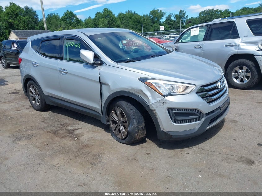 2015 Hyundai Santa fe sport VIN 5XYZTDLB6FG260764 IAAI salvage auction — RIGHT FRONT, Clear (Connecticut), sold $1,600 on 2026-07-08 (photo 1)