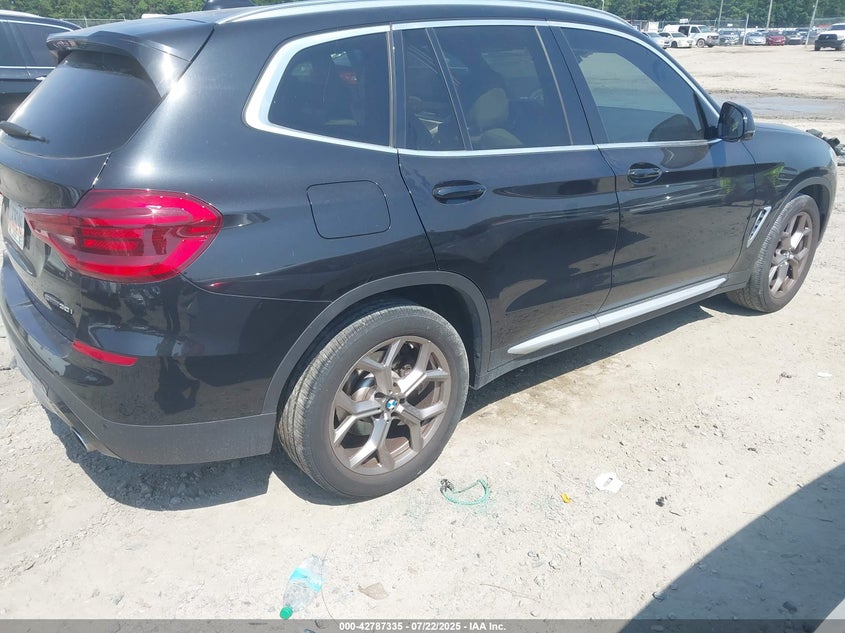 2021 BMW X3 VIN 5UXTY3C05M9H28810 IAAI salvage auction — FRONT & REAR, Salvage (Georgia), sold $8,500 on 2026-07-24 (photo 4)