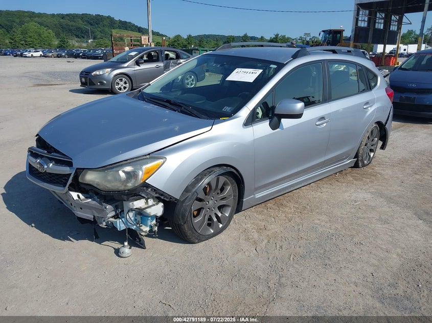 2014 Subaru Impreza VIN JF1GPAL69E8255583 IAAI salvage auction — FRONT END, Salvage Title, sold $725 on 2026-07-08 (photo 2)