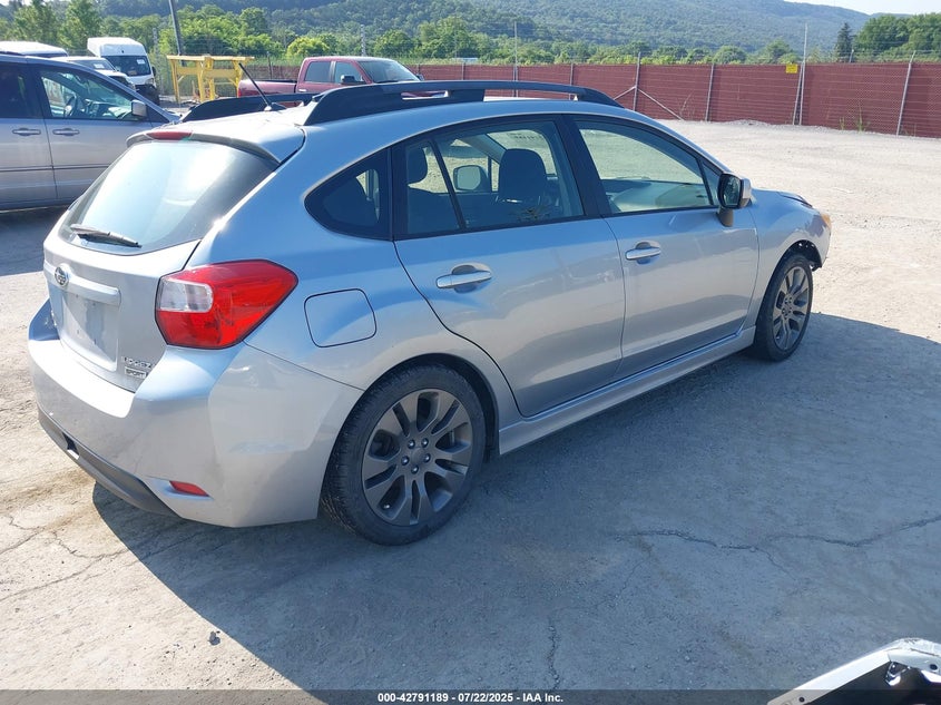 2014 Subaru Impreza VIN JF1GPAL69E8255583 IAAI salvage auction — FRONT END, Salvage Title, sold $725 on 2026-07-08 (photo 4)