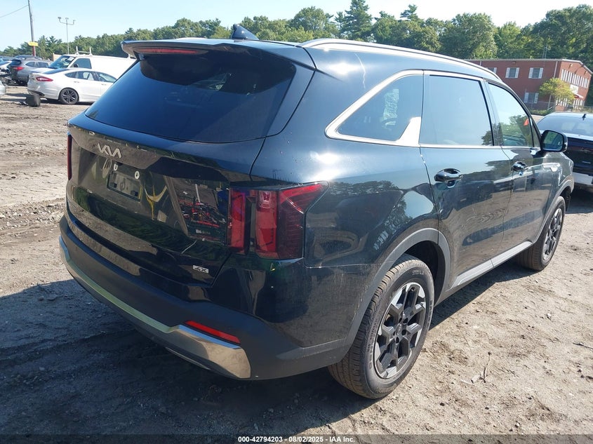 2025 Kia Sorento VIN 5XYRLDJC8SG325992 IAAI salvage auction — FRONT END, Salvage Title, sold $13,100 on 2026-07-07 (photo 4)