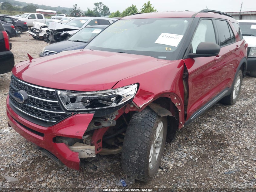 2020 Ford Explorer VIN 1FMSK8DHXLGC27284 IAAI salvage auction — FRONT END, Salvage (Arkansas), sold $2,400 on 2026-07-18 (photo 2)