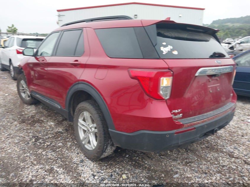 2020 Ford Explorer VIN 1FMSK8DHXLGC27284 IAAI salvage auction — FRONT END, Salvage (Arkansas), sold $2,400 on 2026-07-18 (photo 3)
