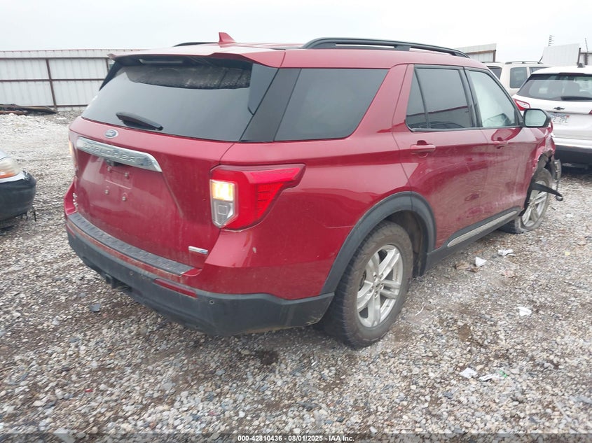 2020 Ford Explorer VIN 1FMSK8DHXLGC27284 IAAI salvage auction — FRONT END, Salvage (Arkansas), sold $2,400 on 2026-07-18 (photo 4)
