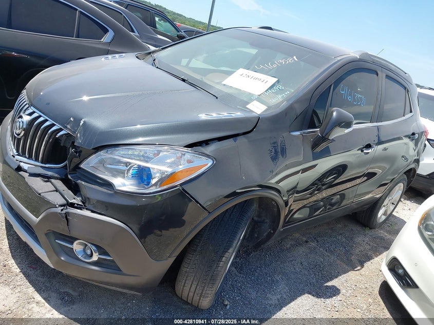 2016 Buick Encore VIN KL4CJCSB0GB733412 IAAI salvage auction — FRONT END, Clear (Oklahoma), sold $50 on 2026-07-28 (photo 2)
